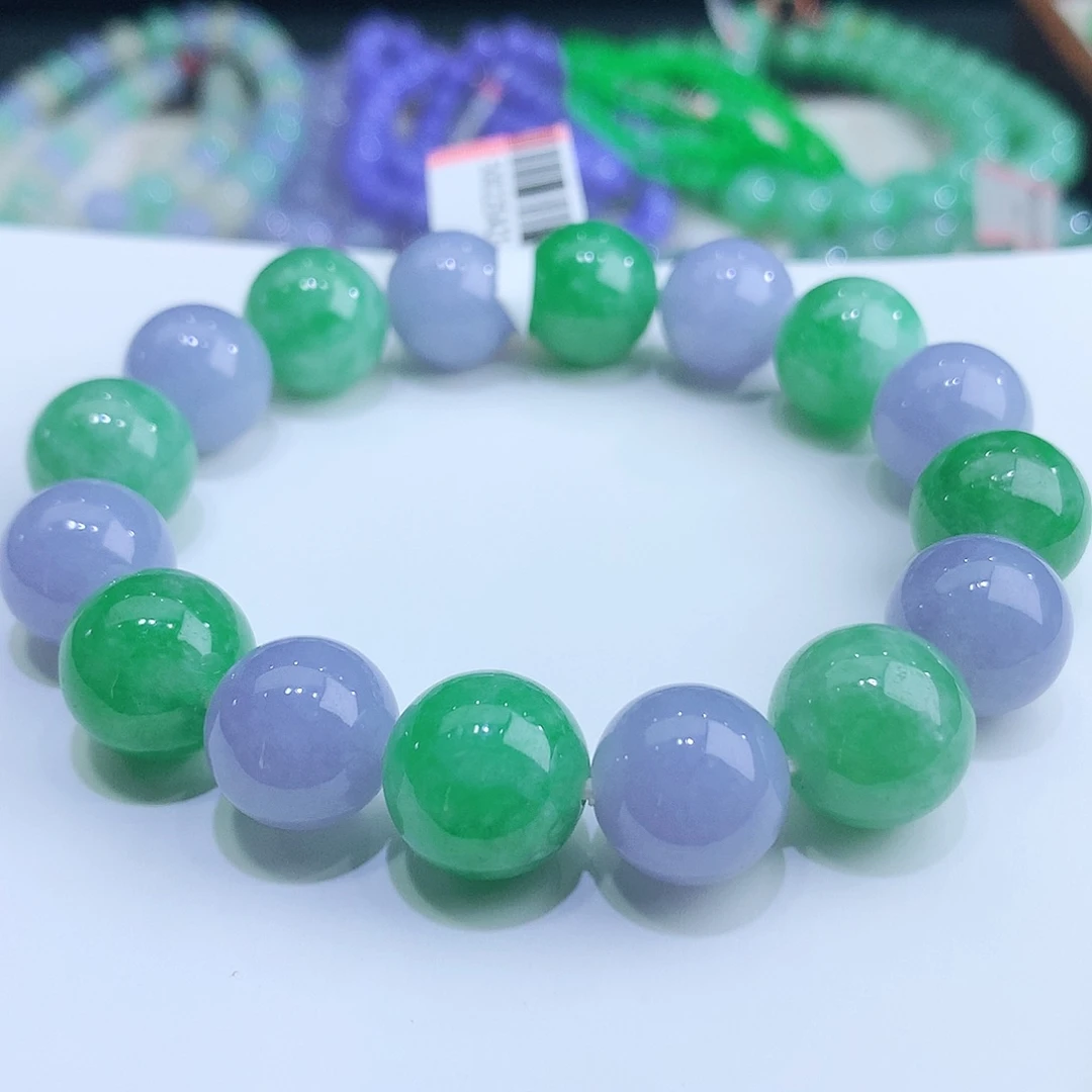 【闪购商品】翡翠手串未镶嵌卡13