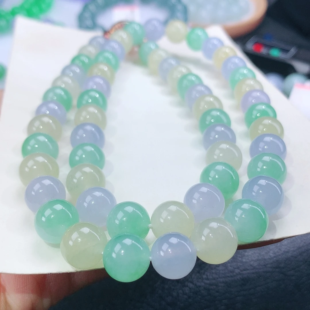 【闪购商品】翡翠手链未镶嵌卡10mm