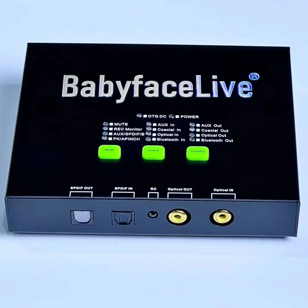 娃娃脸伴侣光纤版直播转换器无损音质立体声声卡调音台通用