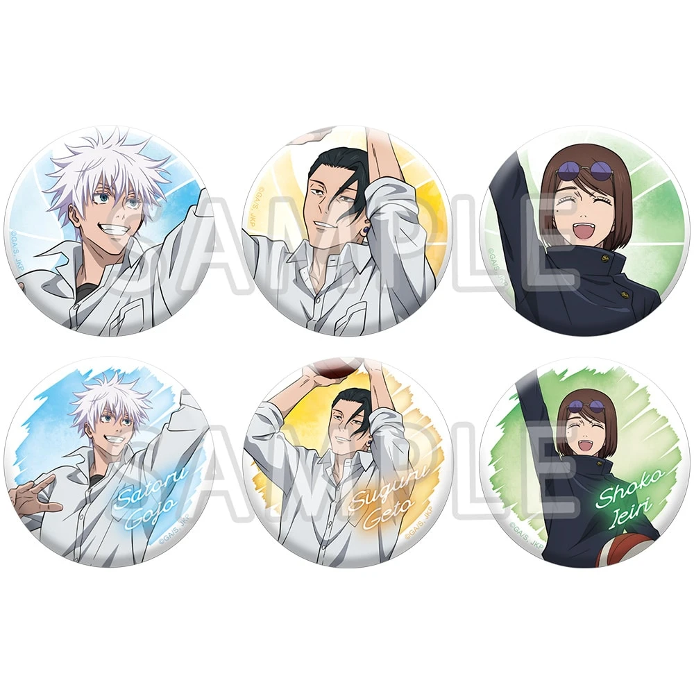 【吧唧】咒术回战打篮球虹光吧唧(全6种)盲盒代拆