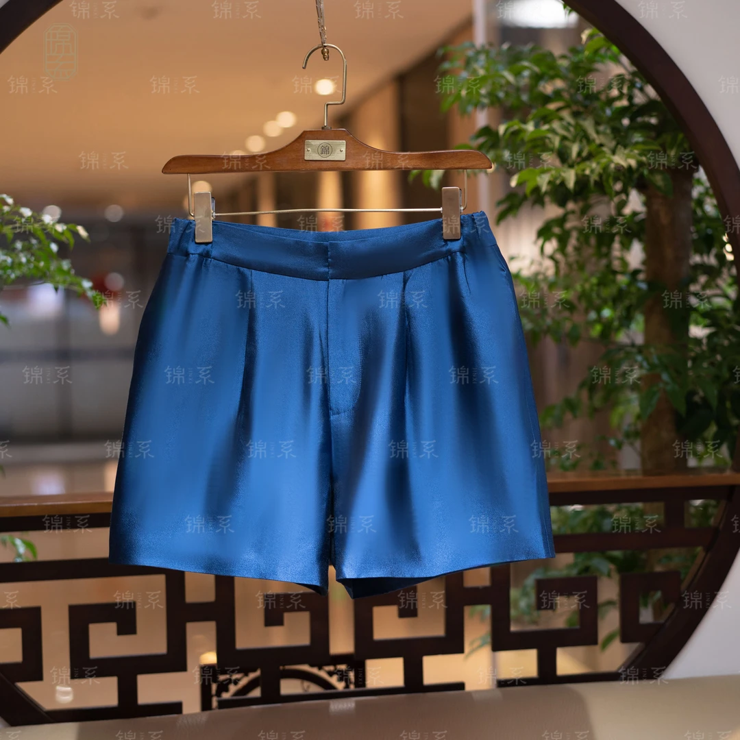 【锦·系】真丝桑蚕丝羊毛短裤K-30318-S3149961