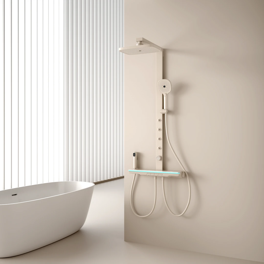 【告别水垢】净水款淋浴花洒套装 自带恒温 SPA腰喷功能 加大顶喷