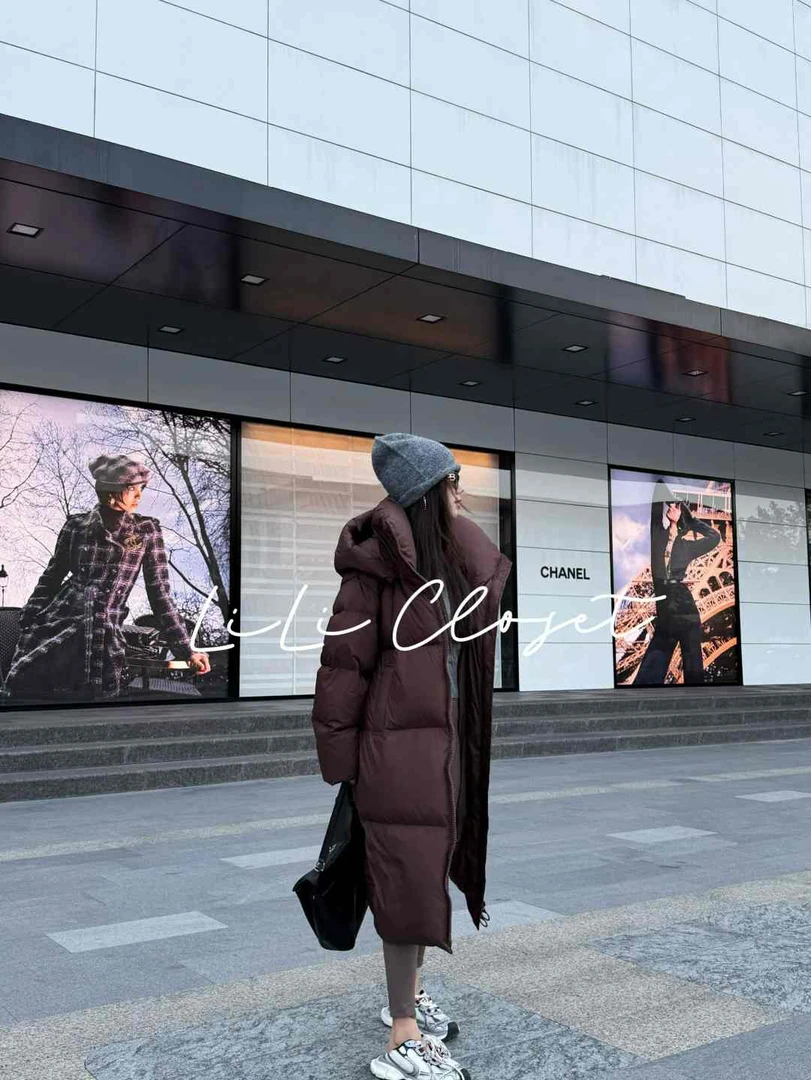 【白板】跨年战袍90白鸭绒冬季新款雅丹风简约纯色长款羽绒服 sz