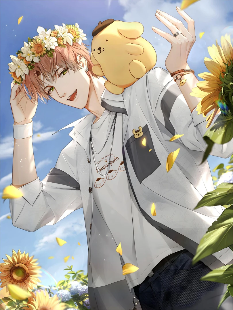 乙游光与夜之恋夏鸣星三丽鸥渐变画生日礼物二次元女生国乙周边