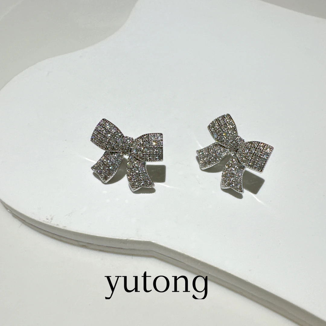 铜合金合成锆石耳饰 【雨桐轻奢饰品】设计款耳环LWW383C7