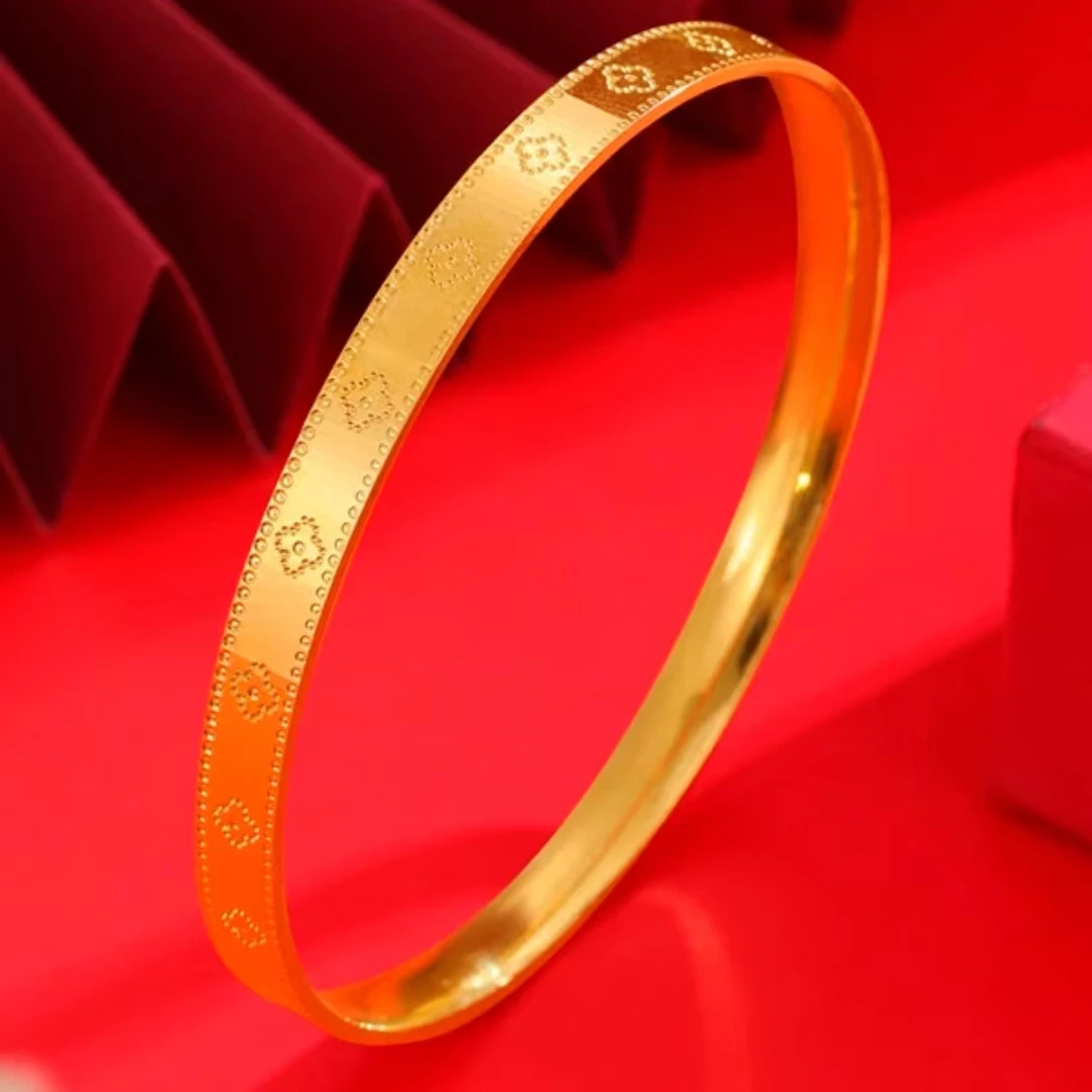 合金手镯 新款时尚[四叶草手镯]精美 时尚  百搭 气质 漂亮 镯子