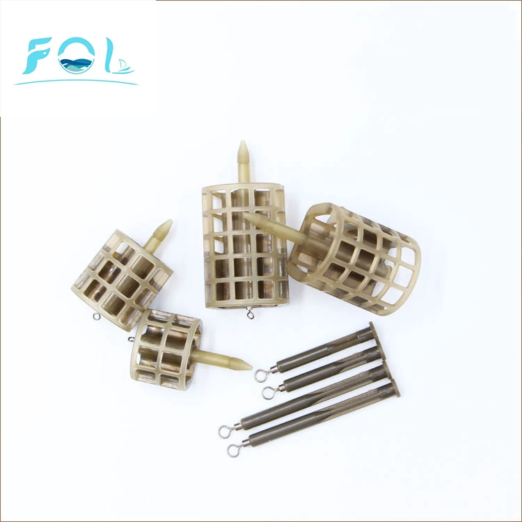 多功能网格饵笼欧式钓法附饵铅坠托饵器 欧鲤钓配件FOL精选打窝笼