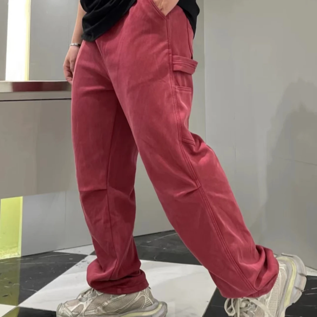 【胖友大码300斤】69511伐木裤直筒裤春夏季装潮牌男装