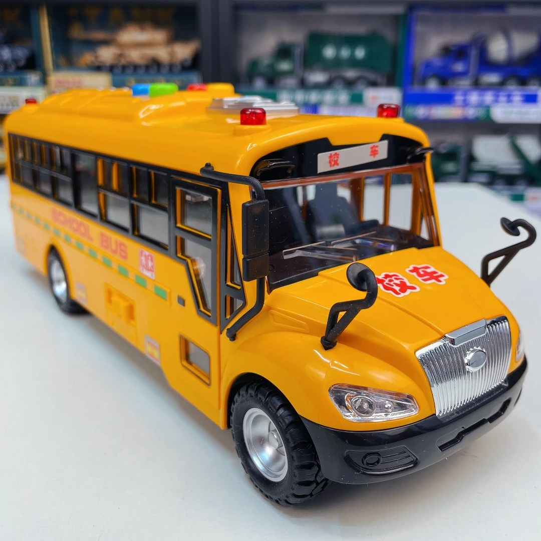 大号校巴车校车巴士儿童玩具车灯光音乐故事玩具大巴车