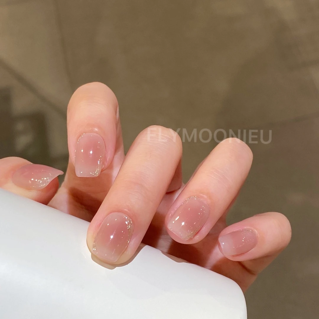 金风玉露 蝶诗舞 纯手工定制美甲贴片 气质高级定制穿戴甲10片