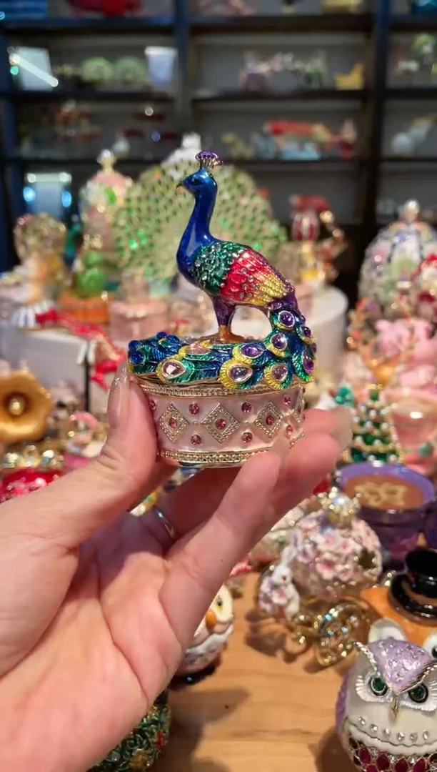 【闪购商品】珐琅彩首饰收纳盒