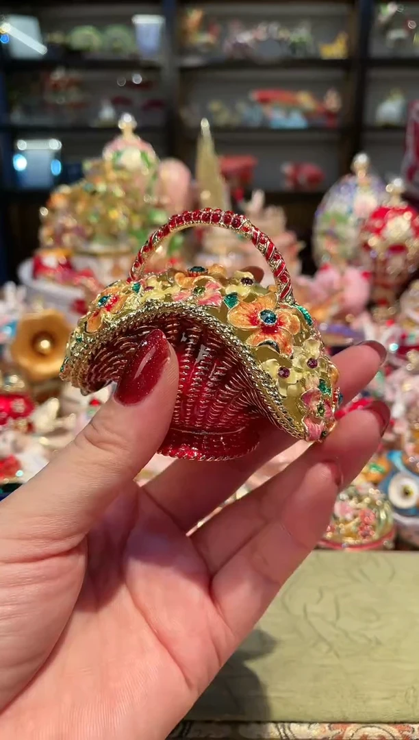 【闪购商品】精致珐琅彩首饰盒