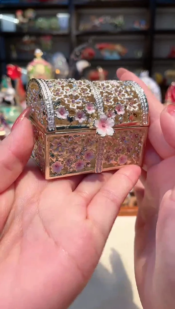 【闪购商品】精致珐琅彩首饰盒