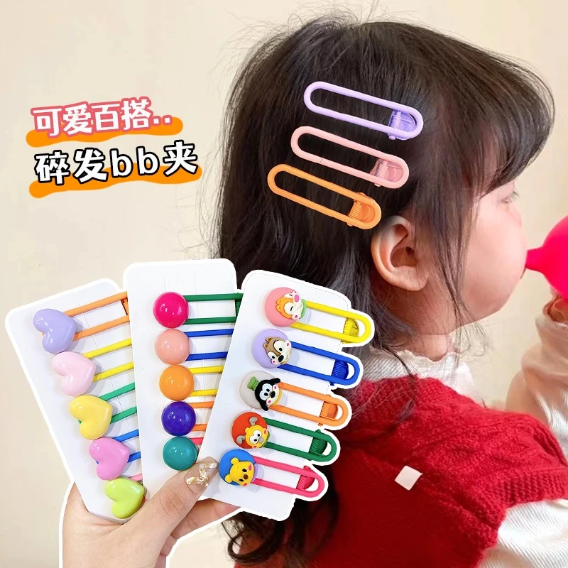 创意手工DIY发夹糖果色侧边夹一字夹刘海夹