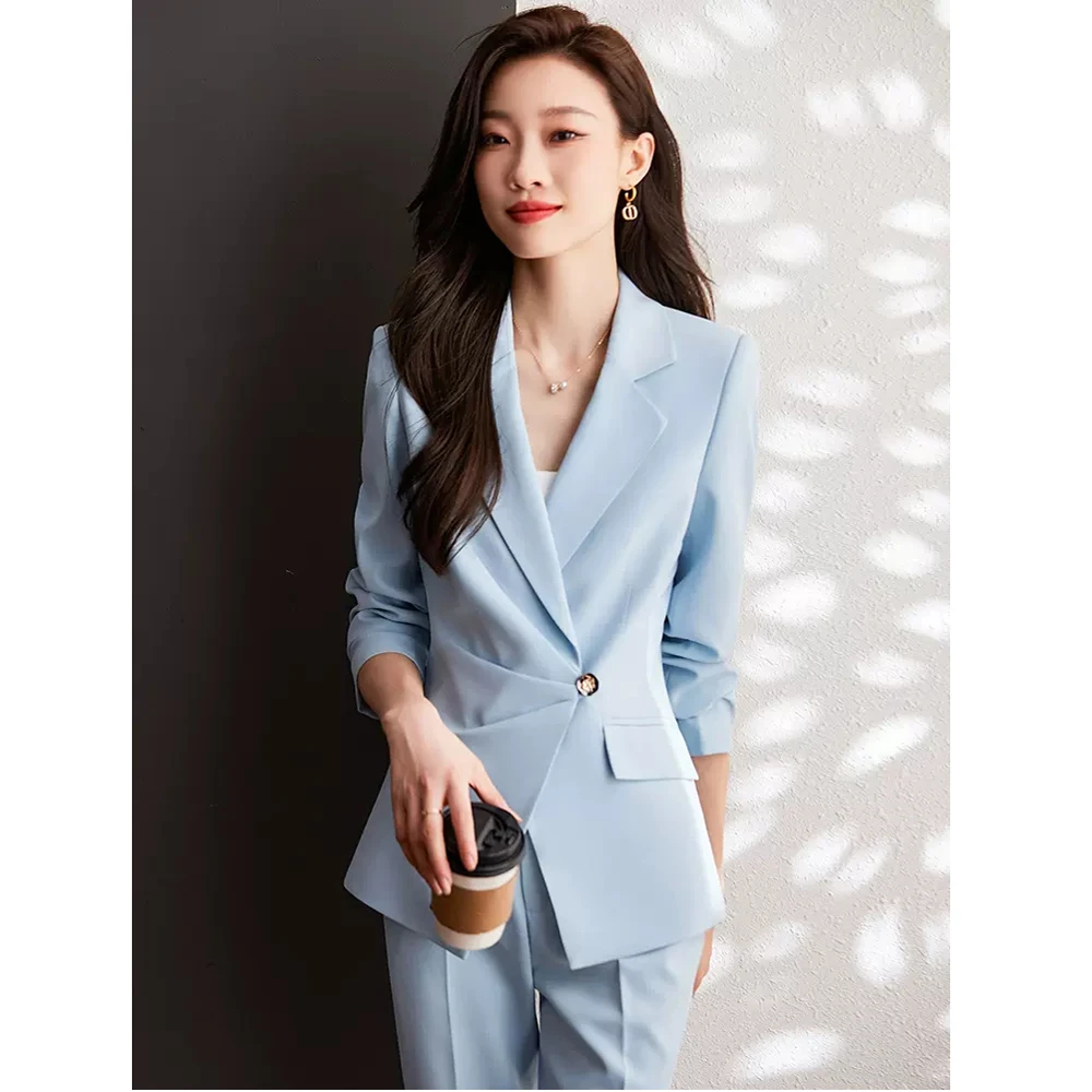 高级感西装套装女春秋2025新款时尚通勤职业气质女神范西服工作服