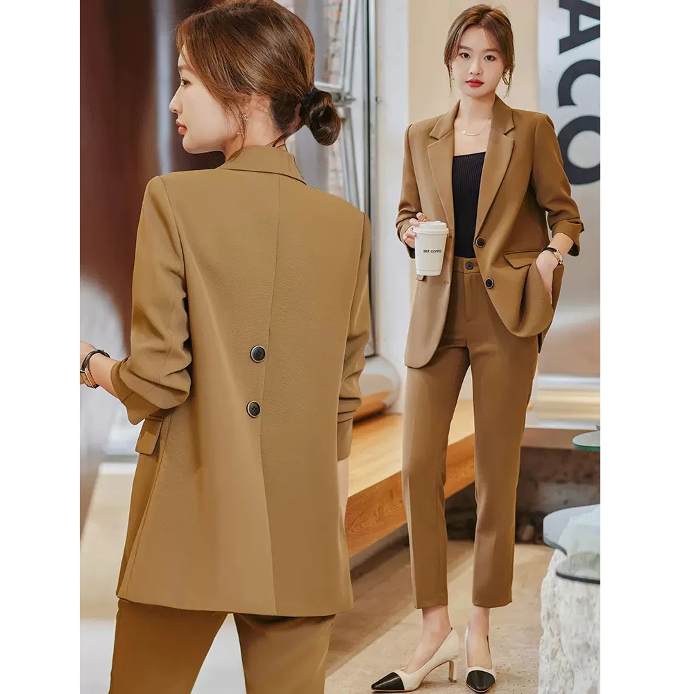 高端西装外套女春季新款时尚韩版设计感小众职业装气质西服套装秋