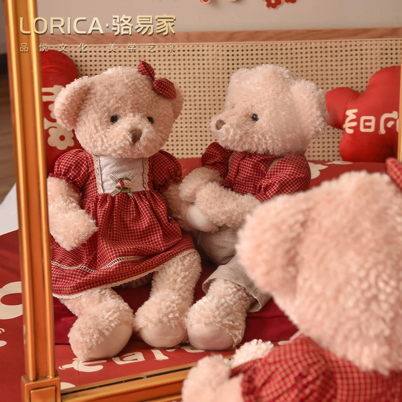 骆易家「压床娃娃」结婚情侣抱枕婚房送新人新娘礼物创意一对婚庆