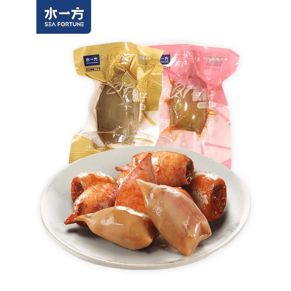 水方即食鱿鱼仔大连特产原味带籽香辣鱼仔海味鱿鱼开小零食