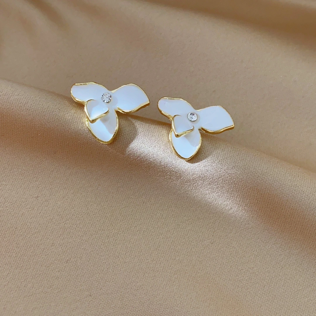 合金耳饰 C-524时尚百搭气质轻奢小众简约精致高级感耳环素