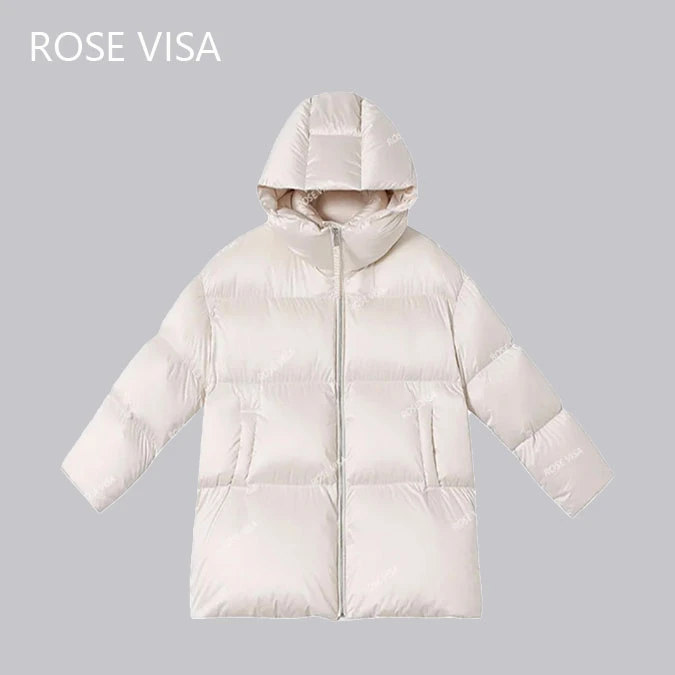 RV(二店）95白鹅绒锻面时尚鹅绒羽绒服短款羽绒服加厚保暖百搭