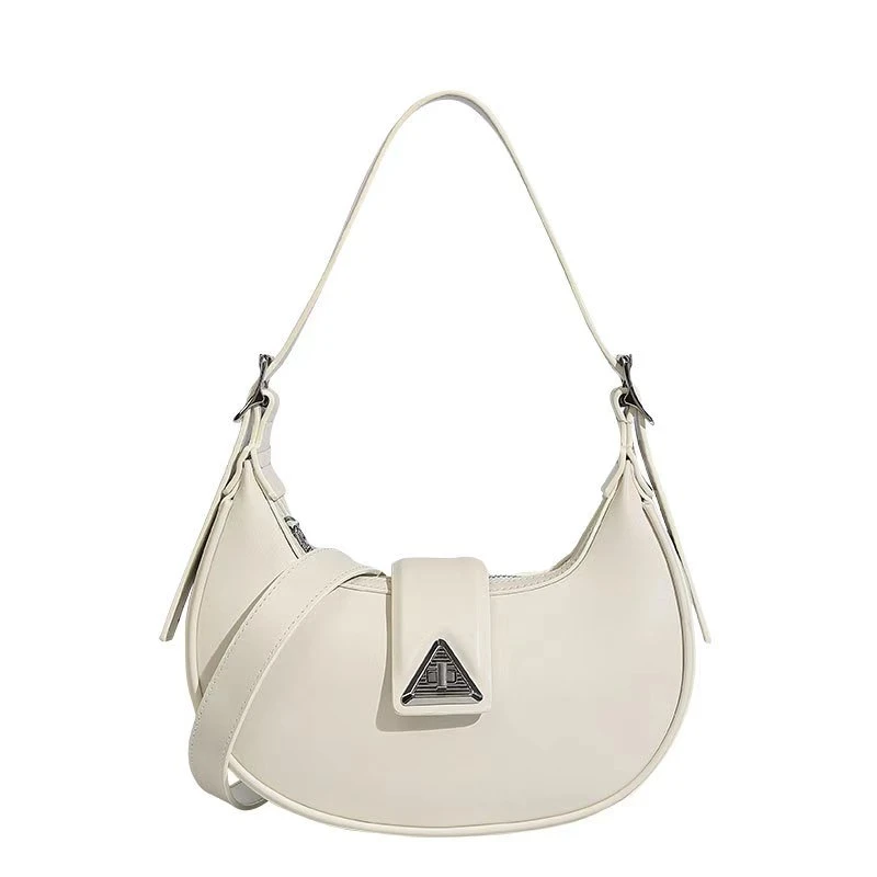 手提腋下包女女包包高级感斜挎包时尚百搭小众单肩新月包