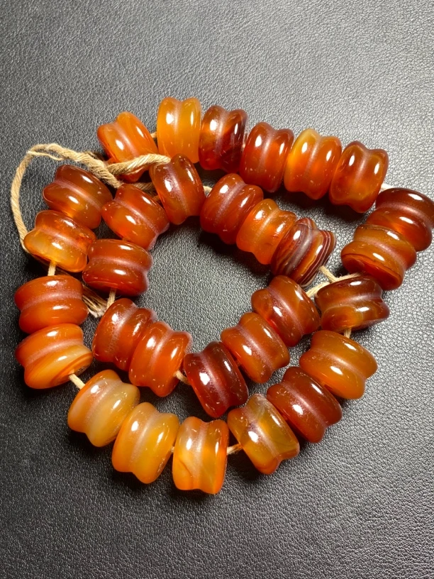 清仓老玛瑙项链明清珠宝手工雕刻时尚复古男士项链老货老物件