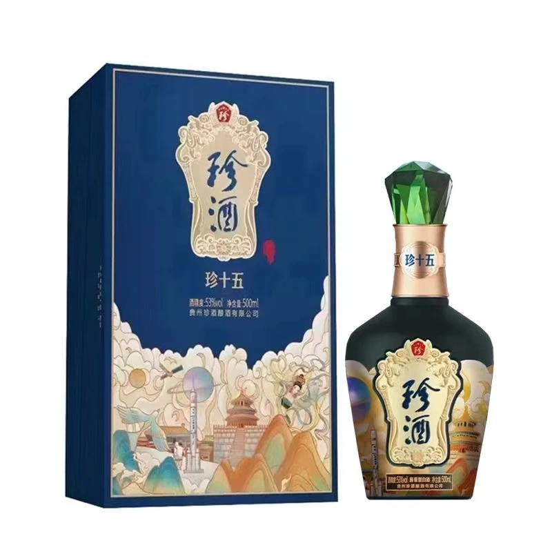 珍酒珍十五逐梦九天酱香型白酒53度500ml