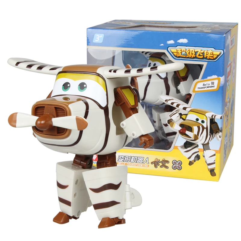 超级飞侠玩具大号变形机器人卡文生日礼物人偶摆件收藏动漫形象