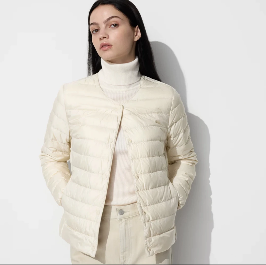 【莉娅服装厂】U家同款日系高定女秋冬外套，一衣多穿可圆领可V领