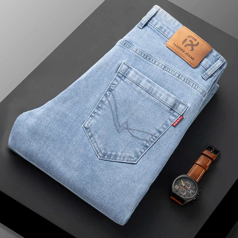 广州新塘高端牛仔裤男款直筒宽松休闲男士冬季2025年男款质量好