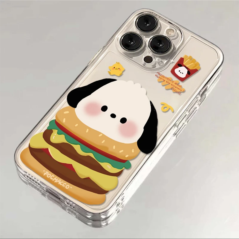 汉堡帕恰狗适用苹果华为vivo小米oppo手机壳iphone15/13/14软套12