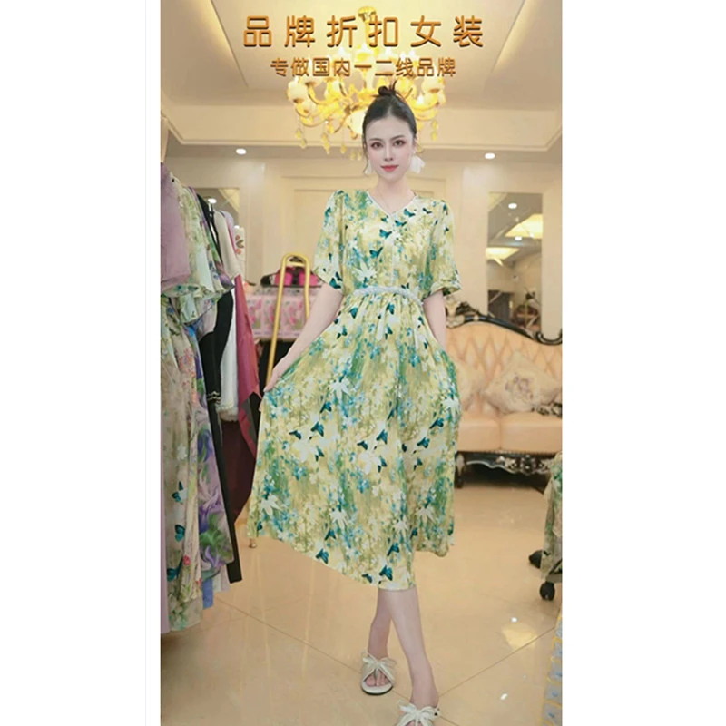 【 庄周梦蝶】女装连衣裙-碎花显瘦气质时尚裙子