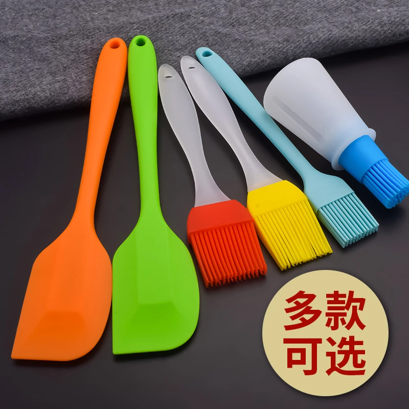 食品级硅胶油刷耐高温烧烤刷厨房烙饼家用烘焙刮刀不掉毛刷油刷子
