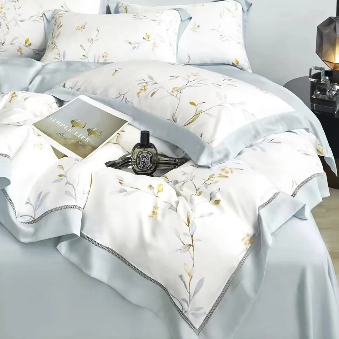 A4870 A类印花单人60s天丝夏被 清雅150*200轻奢丝滑凉感亲肤清新