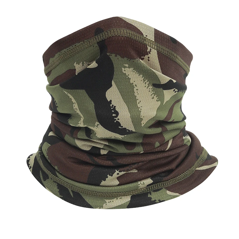 户外登山迷彩面罩战术头套男士防风防尘防晒透气速干骑行围脖脖套