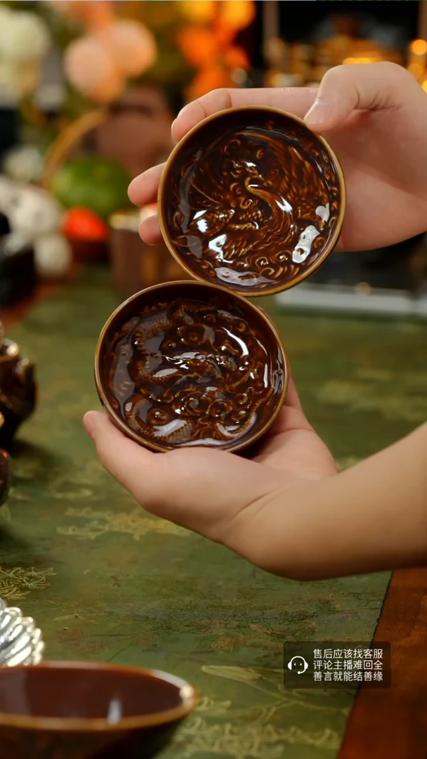 【闪购商品】无瓷一对杯