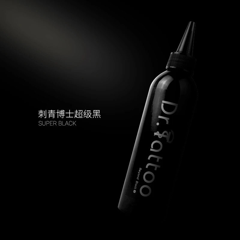 刺青博士纹身黑色料 黑色专用 6盎司 杰艺纹身器材
