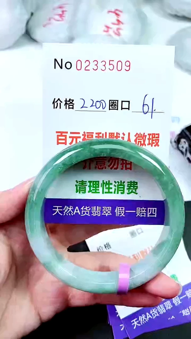 【闪购商品】翡翠手镯未镶嵌00233509