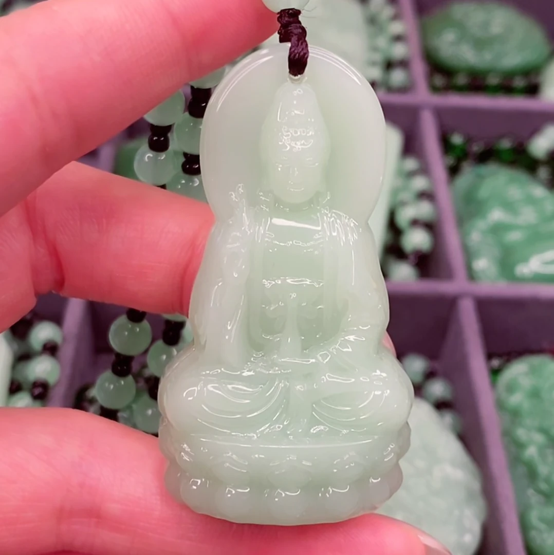 7.浅绿滴水观音经典百搭款