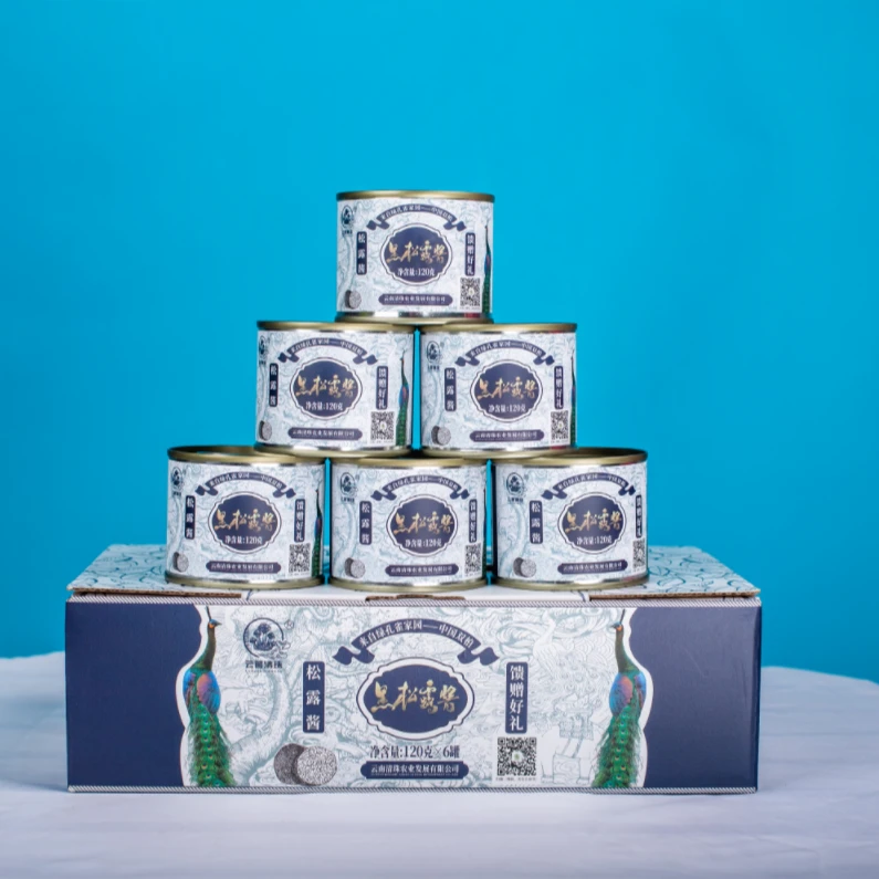 餐桌黑钻石 黑松露酱120g*6罐精美礼盒装（厂家直销）