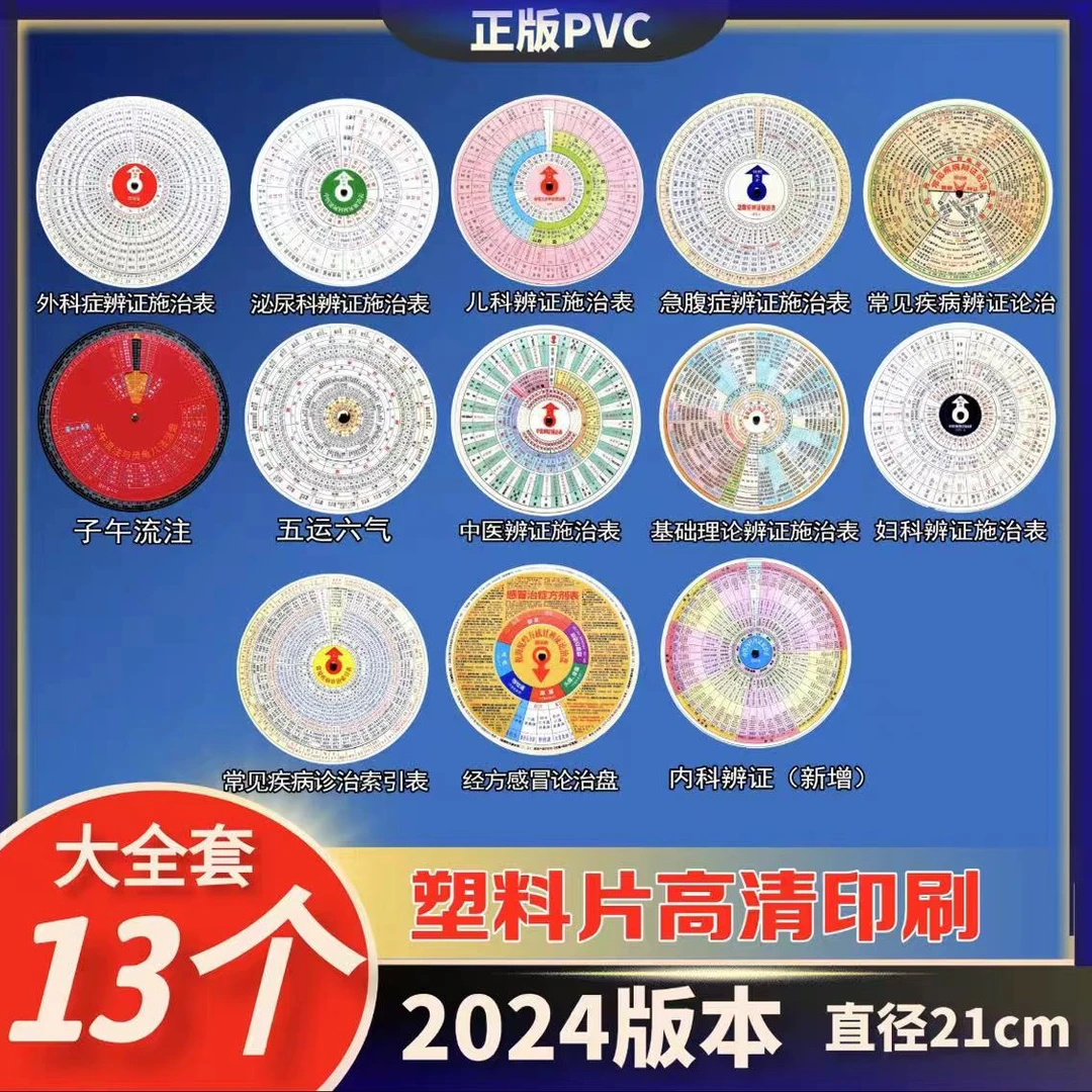 中医辩证施治表 1977年金明渊团队研发  13个大全套
