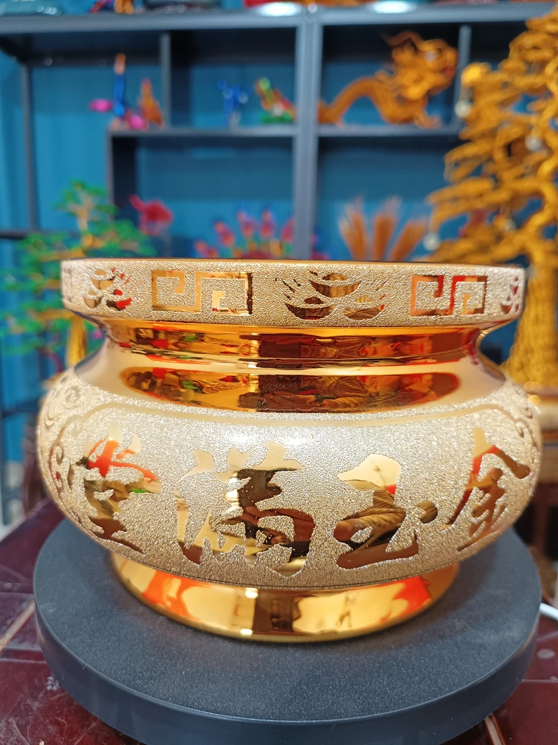 7寸陶瓷花盆家居摆件