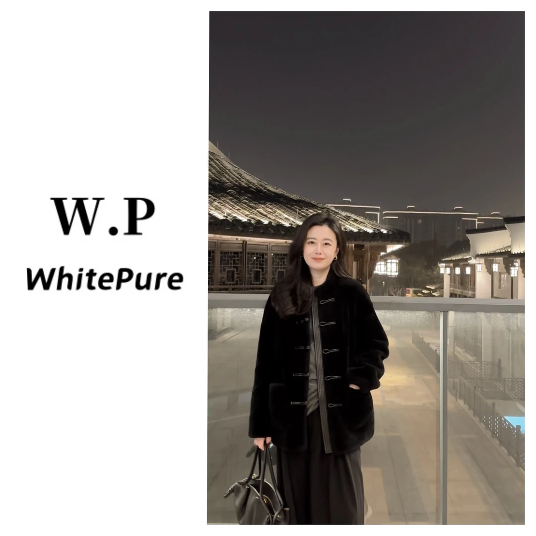【东方韵】'W.P3911' 秋冬百搭新中式盘扣气质女士幼崽羊毛女外套