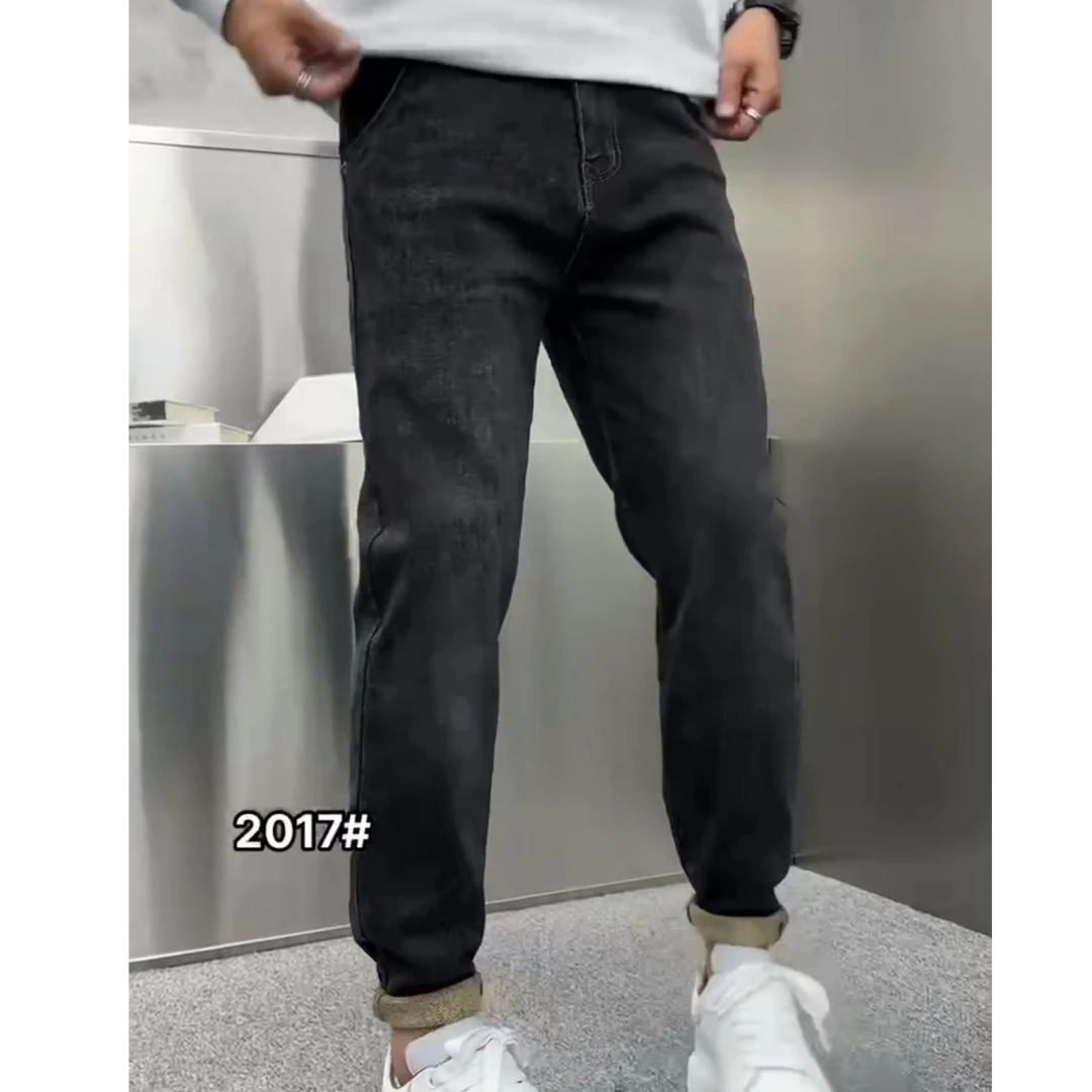 【观潮甄选$品质好货】2017小黑牛水洗牛仔直筒裤休闲牛仔裤