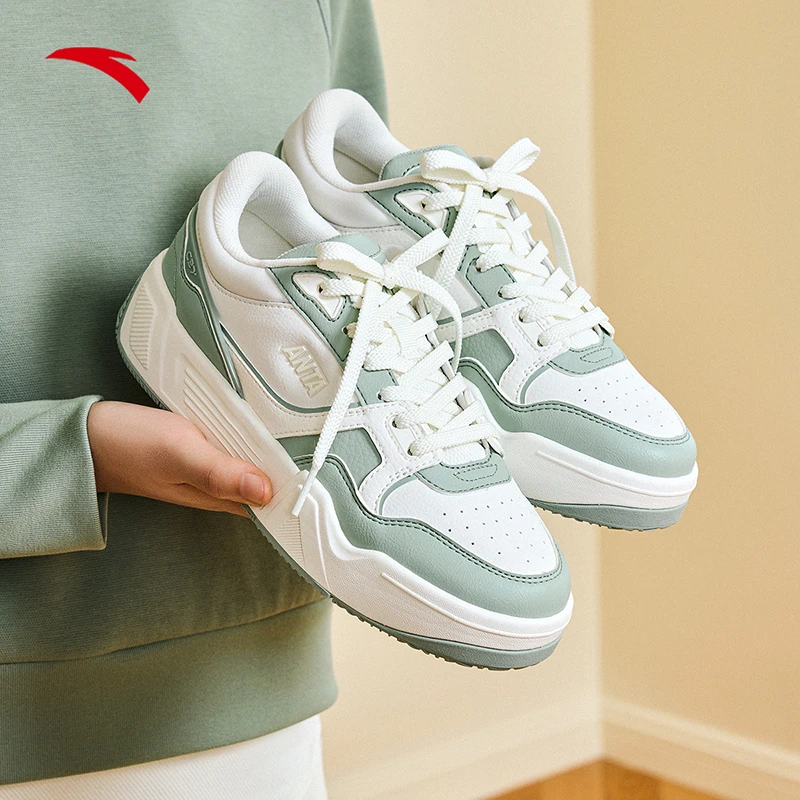 安踏C37板鞋2025新款夏季韩版小白鞋男鞋女鞋经典潮流舒适休闲鞋A