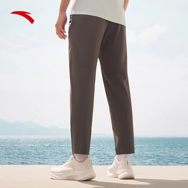 安踏速干裤丨梭织运动长裤男款秋季新款高弹跑步健身直筒裤卫裤