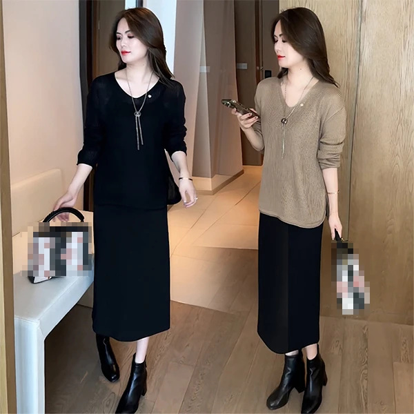 起素品牌 秋款针织上衣 9712