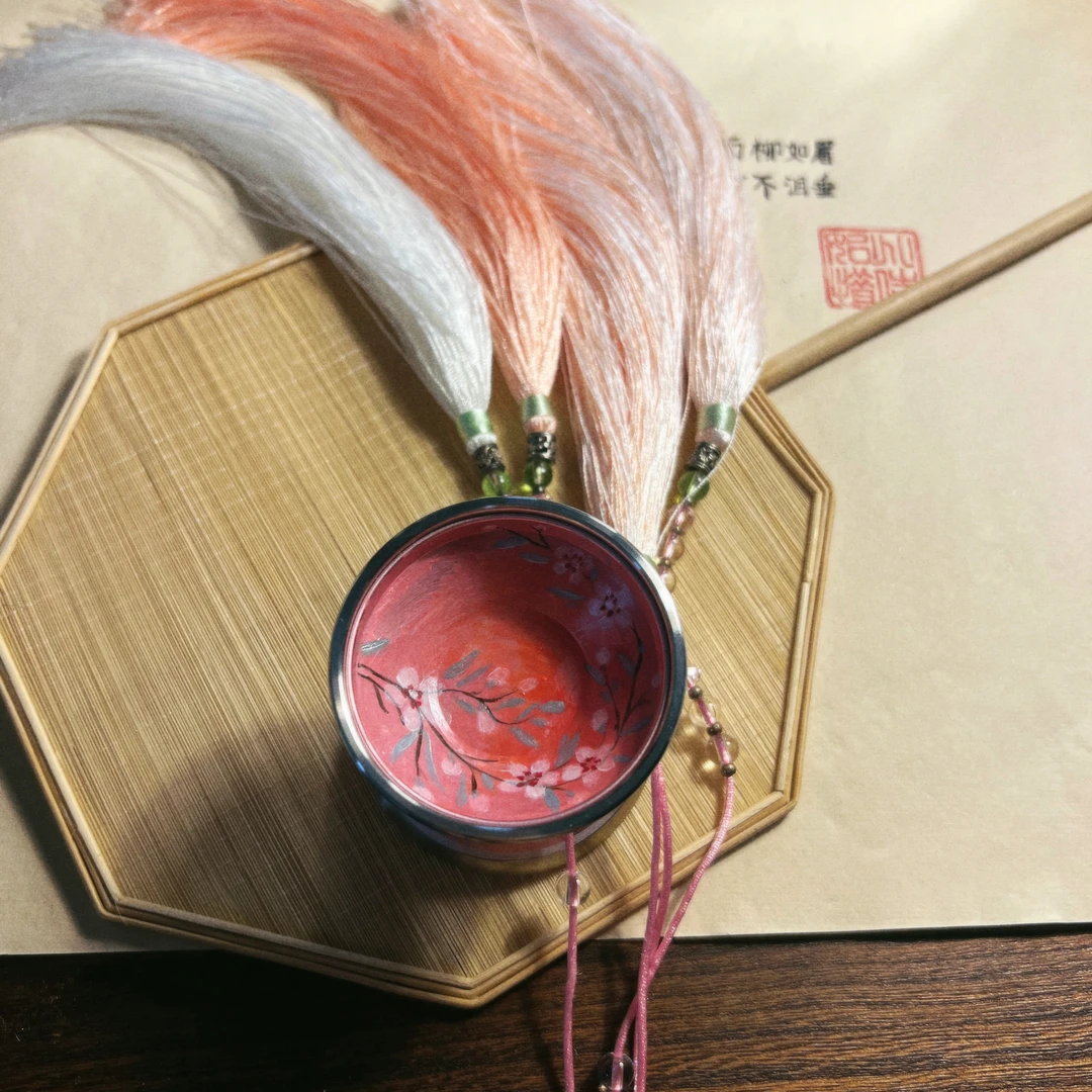 Z02古风手绘花隔云静乐接受定制工期15天