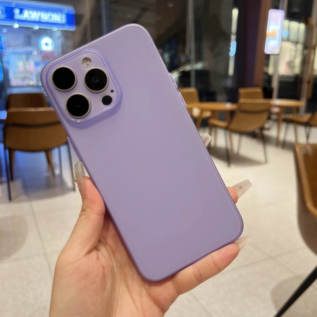 【超薄软壳】磨砂透明适用苹果16promax手机壳防摔简约全包14纯色15