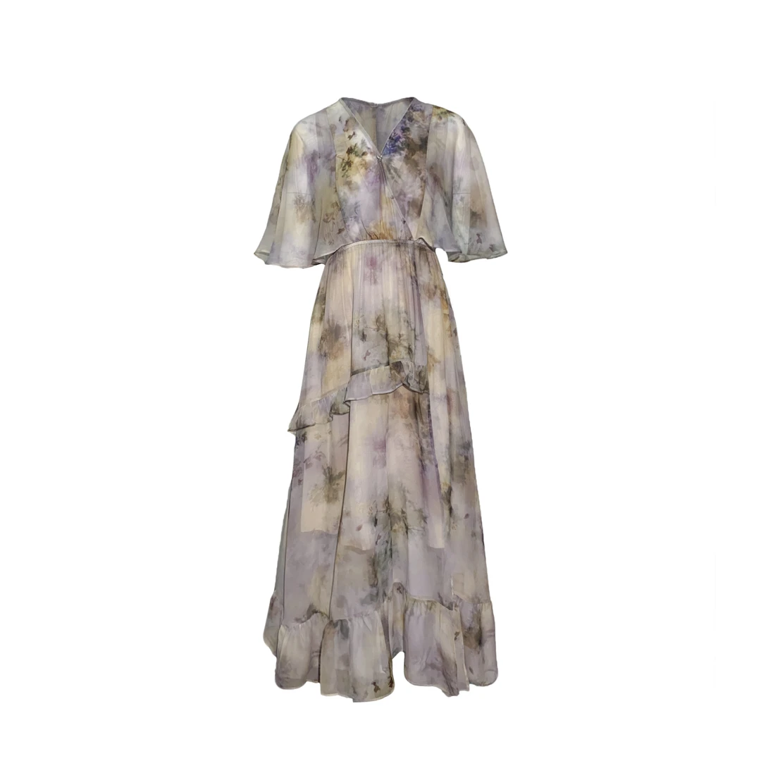 【2024-林姐真丝】重磅100桑蚕丝连衣裙Y24C9100